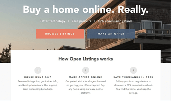 How Open Listings works