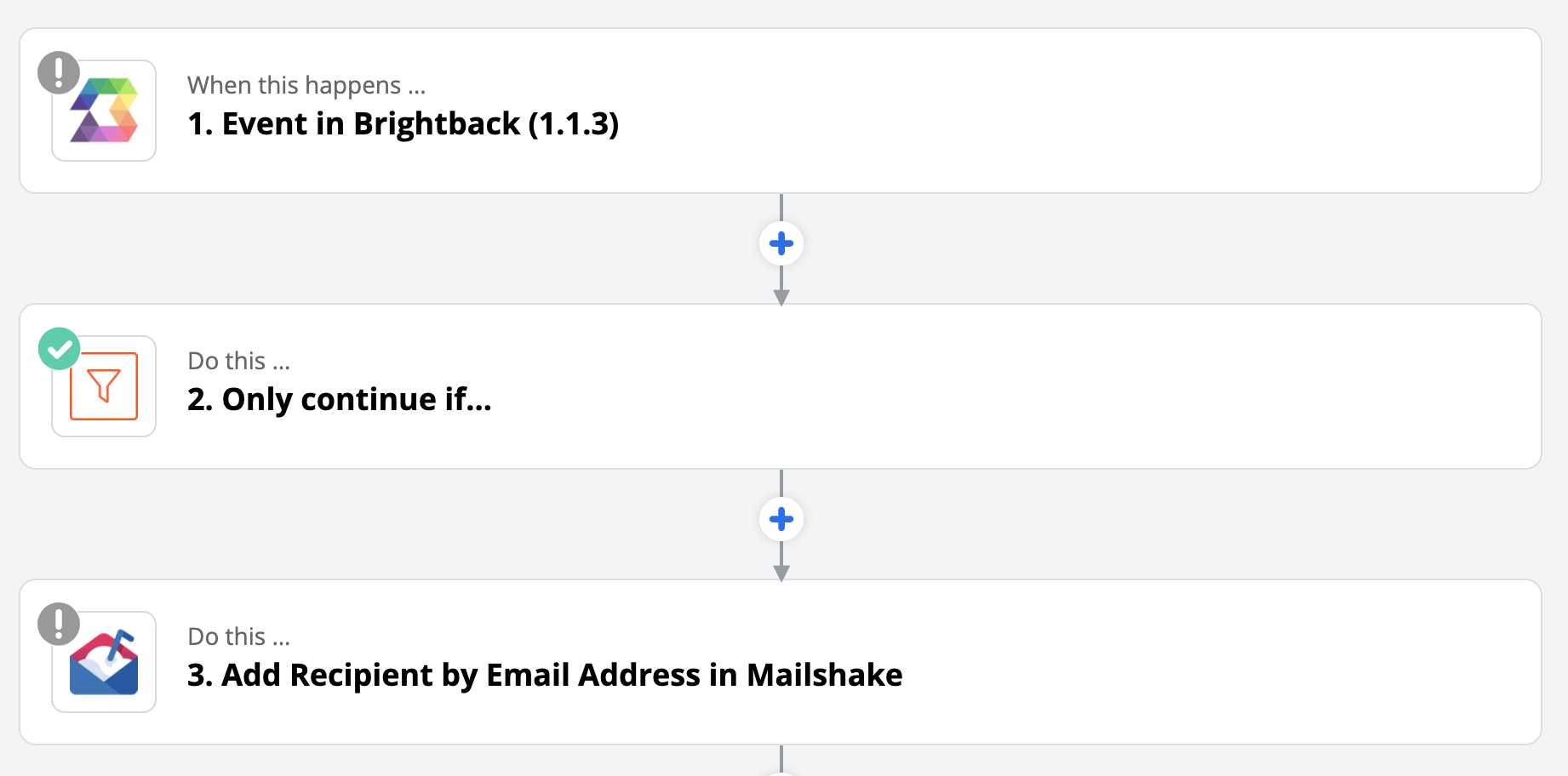 brightback to mailshake campaign