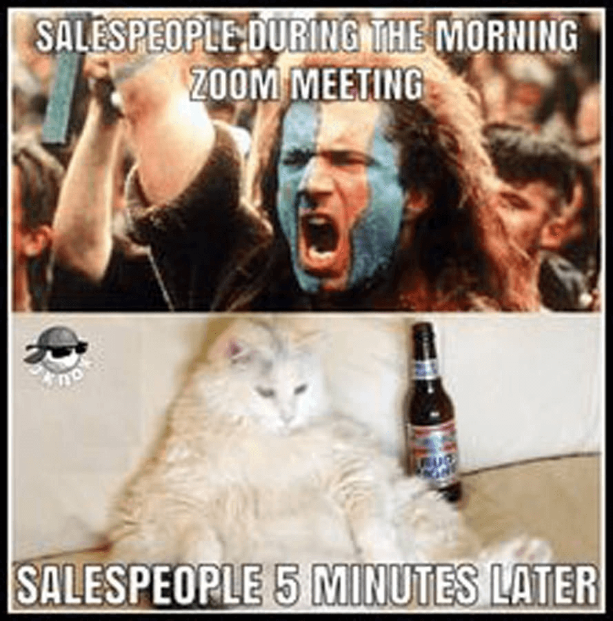 sales presentation meme