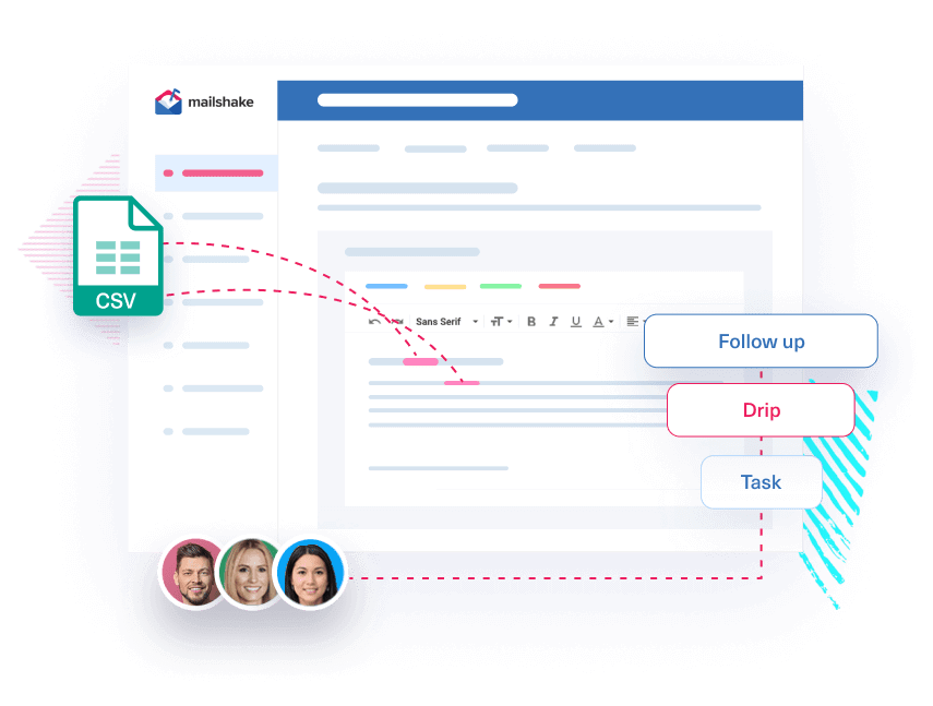 Mailshake sales app