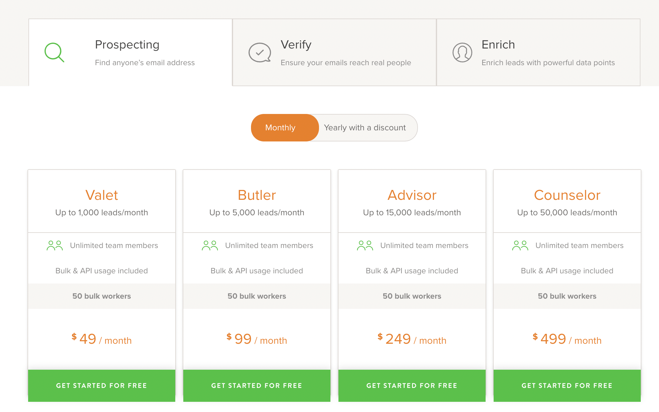 Voila Norbert Pricing