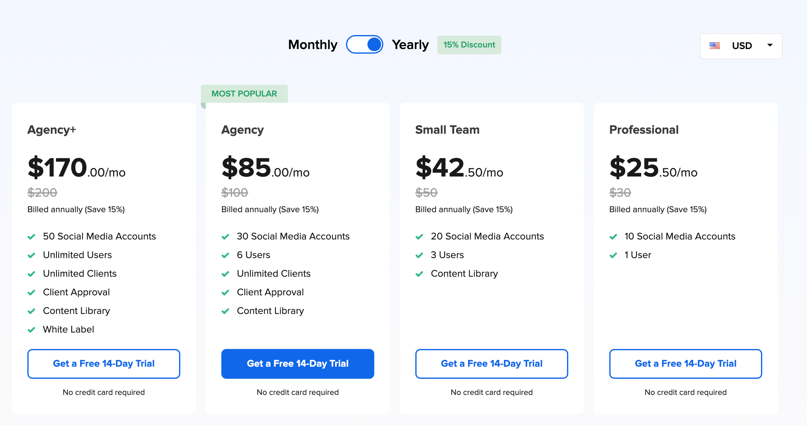 social pilot pricing